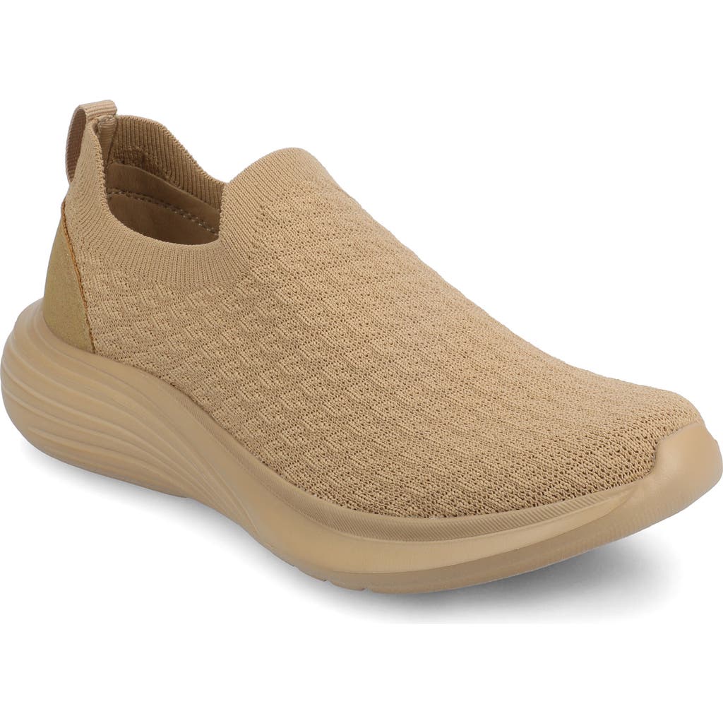 Journee Collection Women's Linnea Casual Slip-on Sneakers In Tan