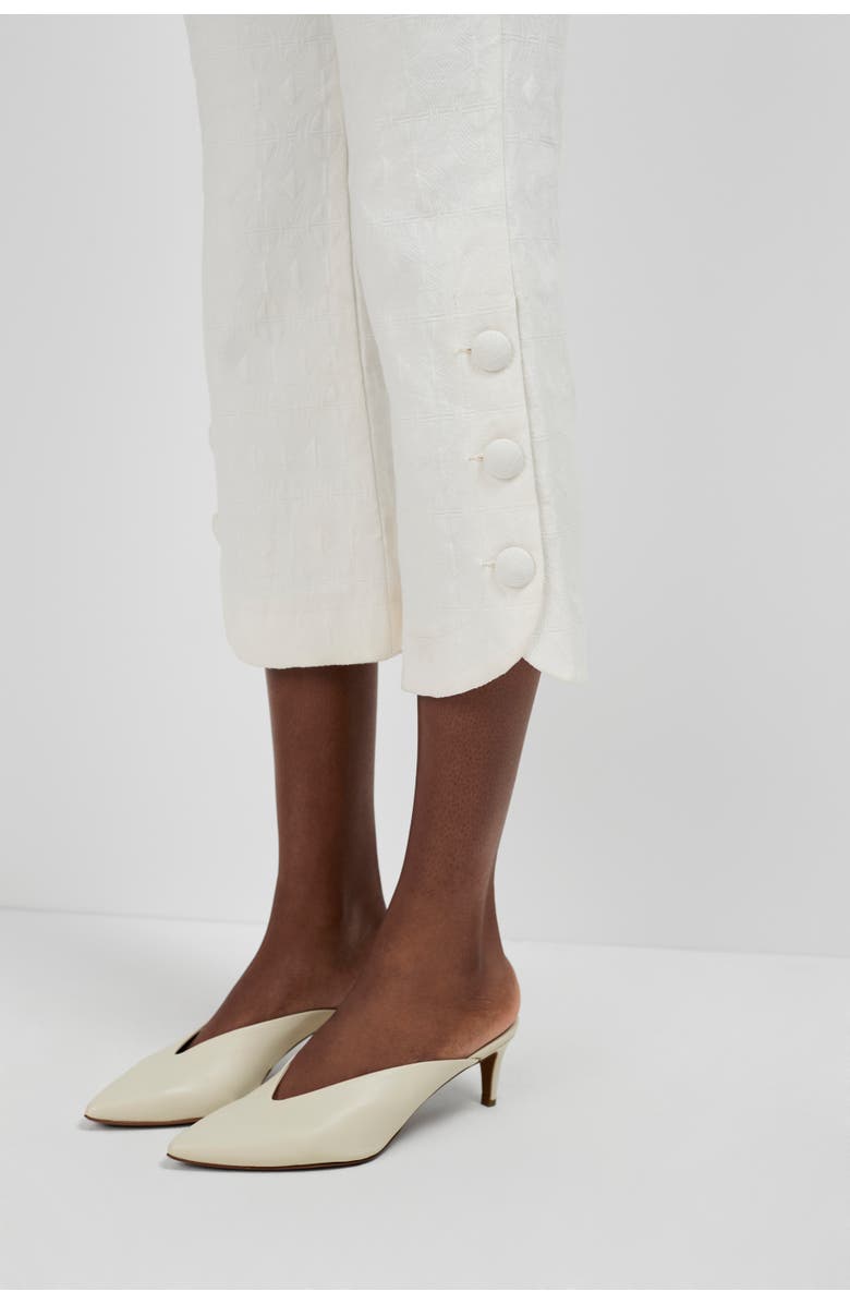 Trina Turk Tortona Pant, Alternate, color, Whitewash