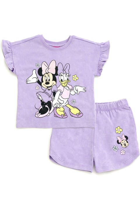 Minnie Mouse French Terry T-Shirt and Shorts Set