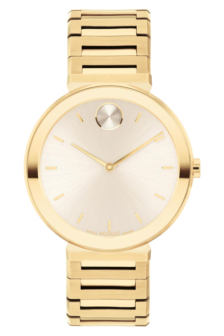 Horizon Bracelet Watch, 34mm, Main, color, BEIGE DIAL