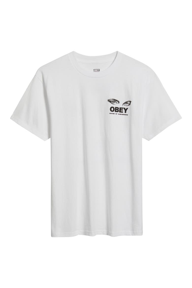 Face of Subversion Graphic T-Shirt, Alternate, color, WHITE