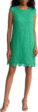 Jones New York Floral Lace Shift Dress