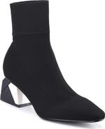 NINETY UNION Sidney Block Heel Sock Bootie