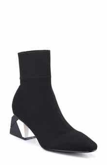 NINETY UNION Sidney Block Heel Sock Bootie