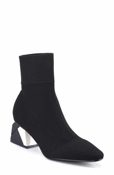 NINETY UNION Sidney Block Heel Sock Bootie