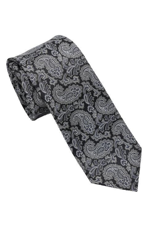 Paisley Print Tie