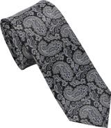 Hickey Freeman Paisley Print Tie