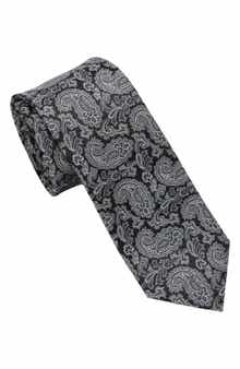 Hickey Freeman Paisley Print Tie