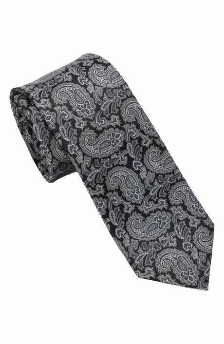 Hickey Freeman Paisley Print Tie