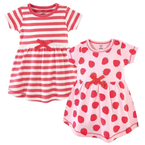 Durable Organic Cotton Short and Long Sleeve Dresses (Baby)
