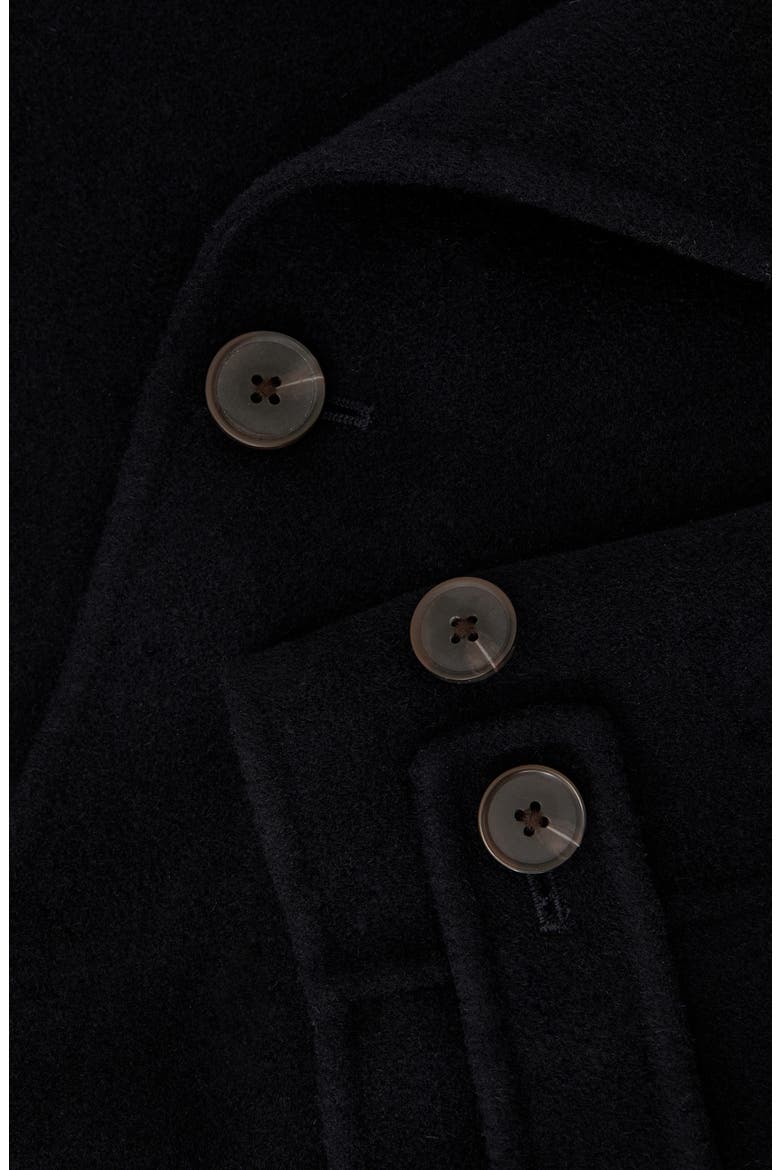 Selation Wool Blend Belted Overcoat, Alternate, color, NAVY