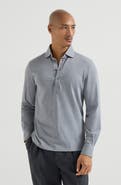 Brunello Cucinelli Polo with shirt collar