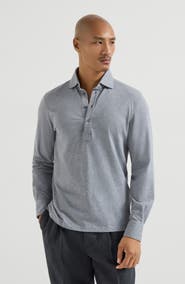 Brunello Cucinelli Polo with shirt collar