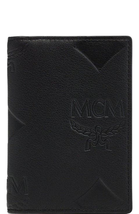 Aren Bifold Card Wallet in Maxi Monogram Leather