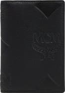 MCM Aren Bifold Card Wallet in Maxi Monogram Leather