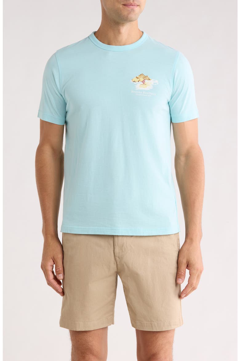 Island Graphic Tee, Main, color, BLUE MULTI