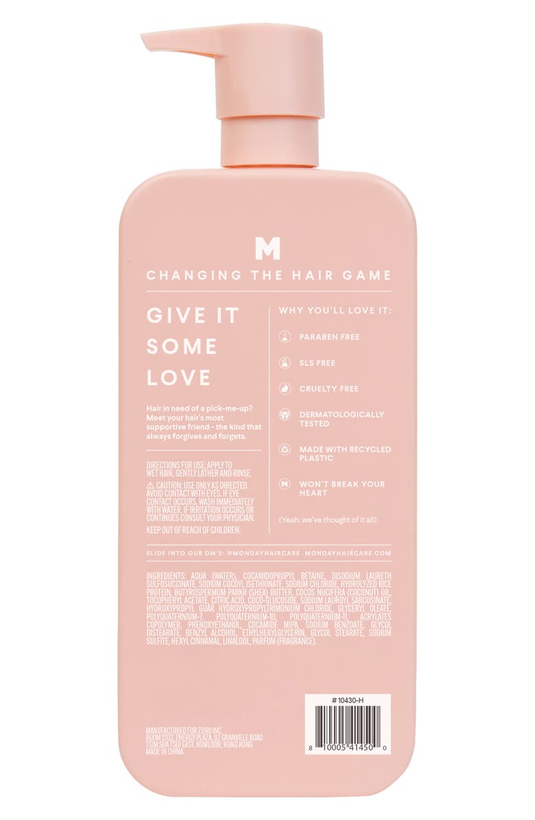 MONDAY HAIRCARE Moisture Shampoo - 27 oz., Alternate, color, Pink