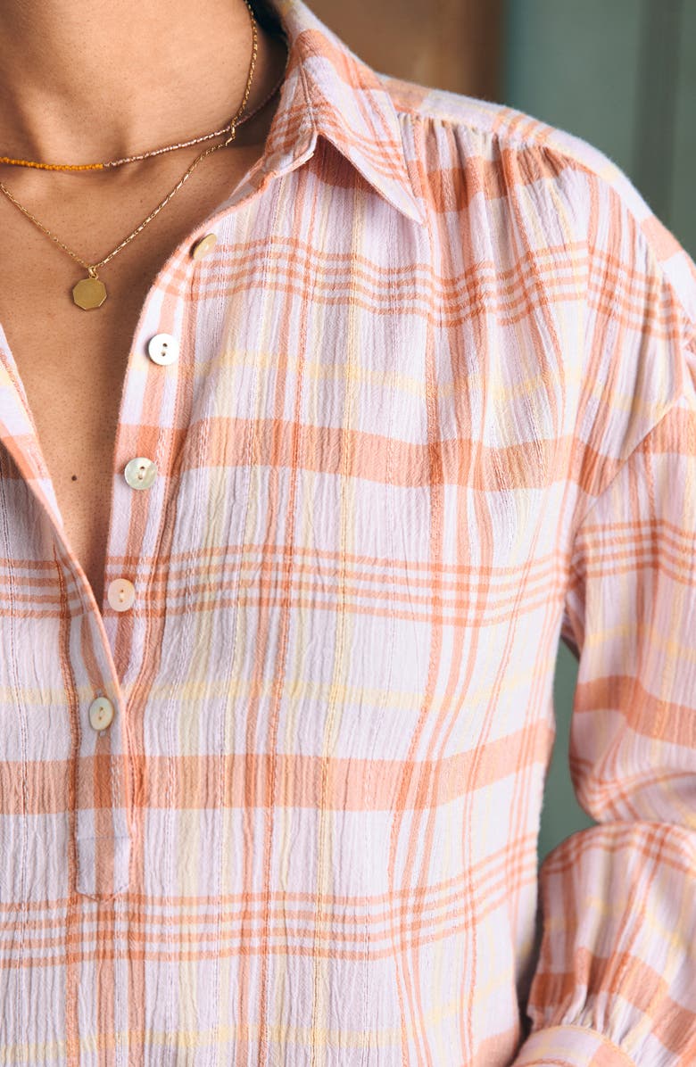 Faherty Olli Check Shirt, Alternate, color, Aroma Plaid