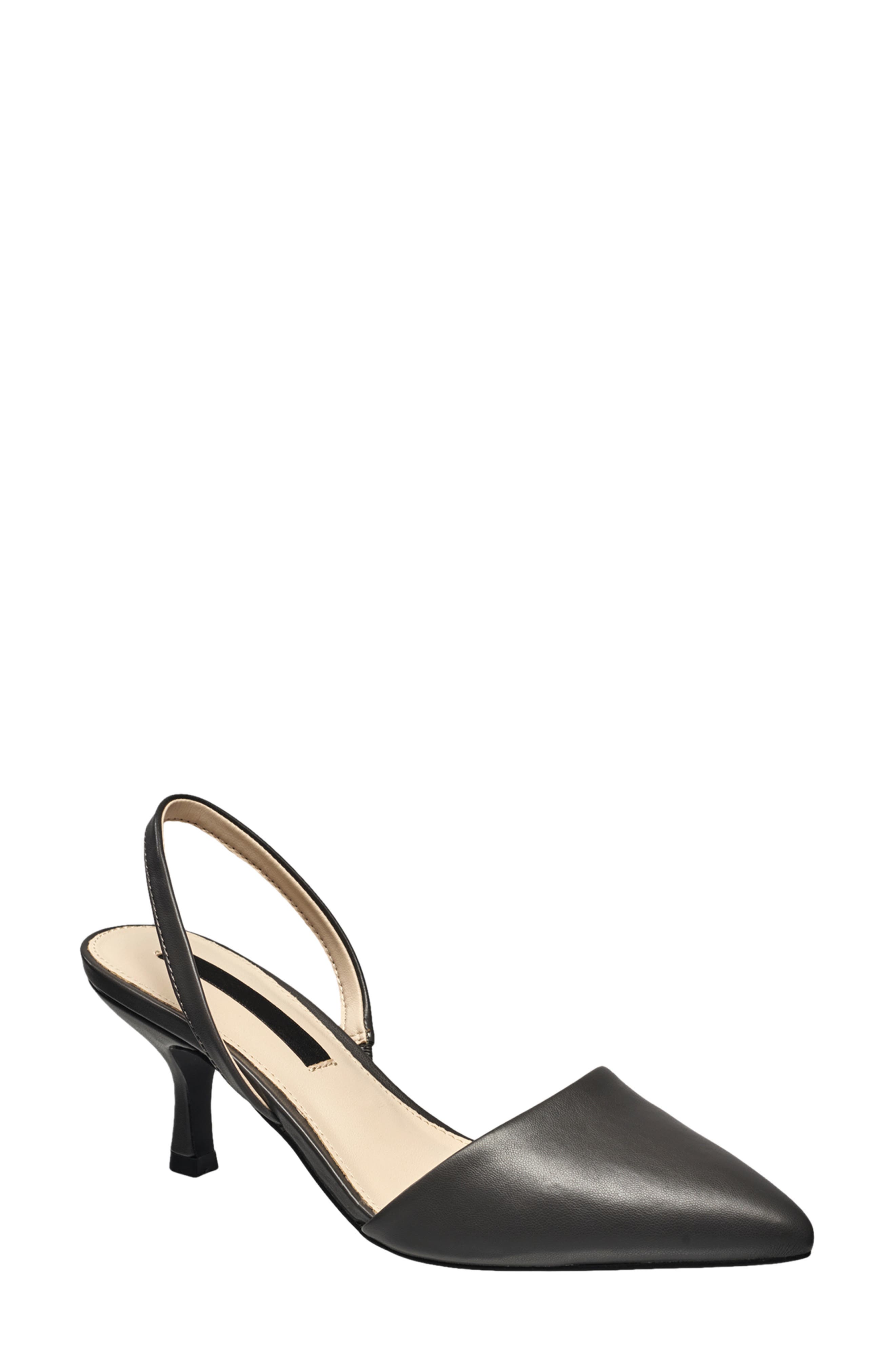 French Connection Slingback Kitten Heel Pump, Main, color, 
