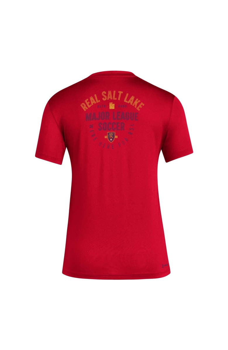 adidas Women's adidas Red Real Salt Lake Local Stoic T-Shirt, Alternate, color, Red
