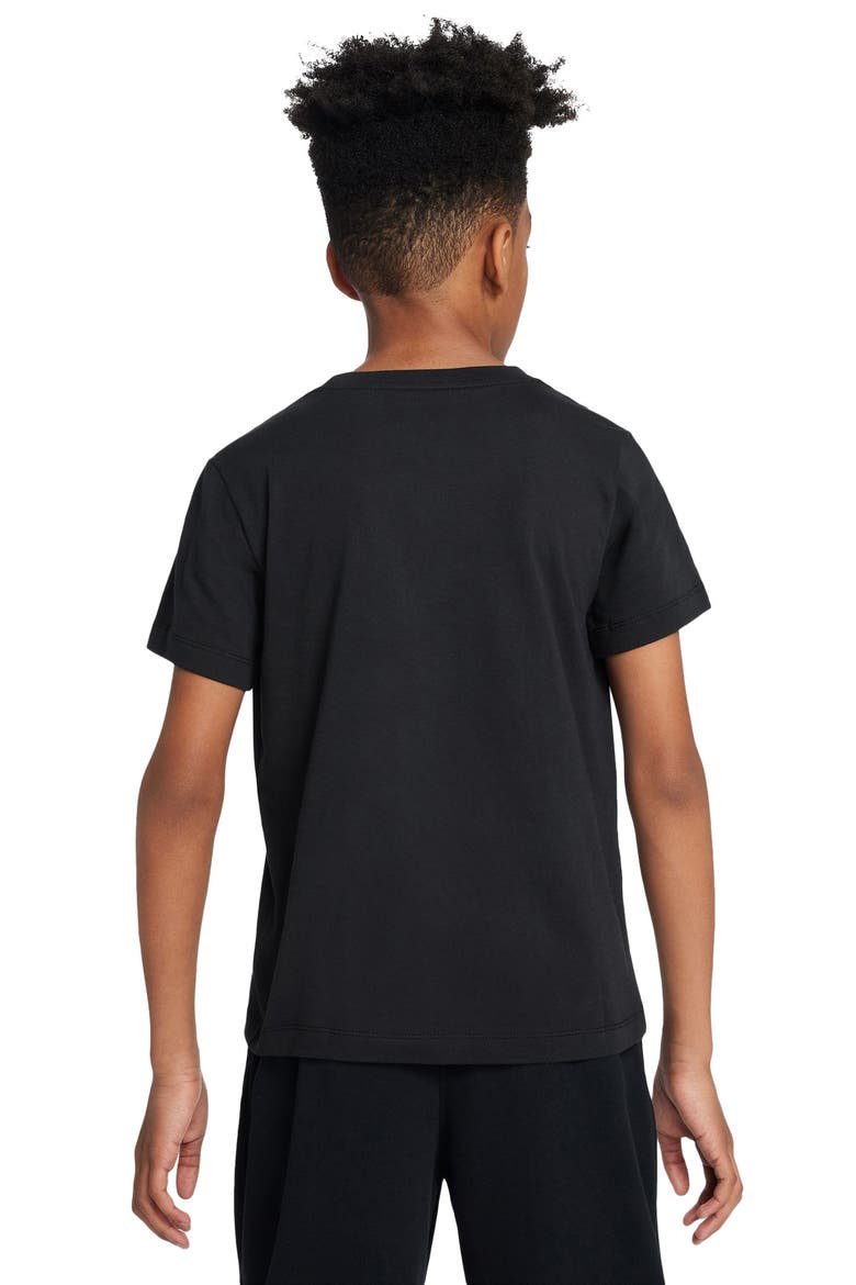 Kids' Sportswear Just Do It Cotton Graphic T-Shirt, Alternate, color, BLACK