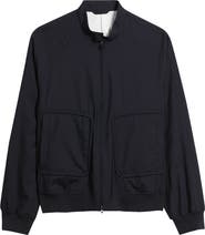 Emporio Armani Virgin Wool Zip Bomber Jacket