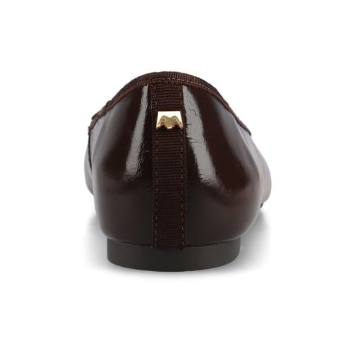 Birdies The Songbird Flat Patent Leather In Brown