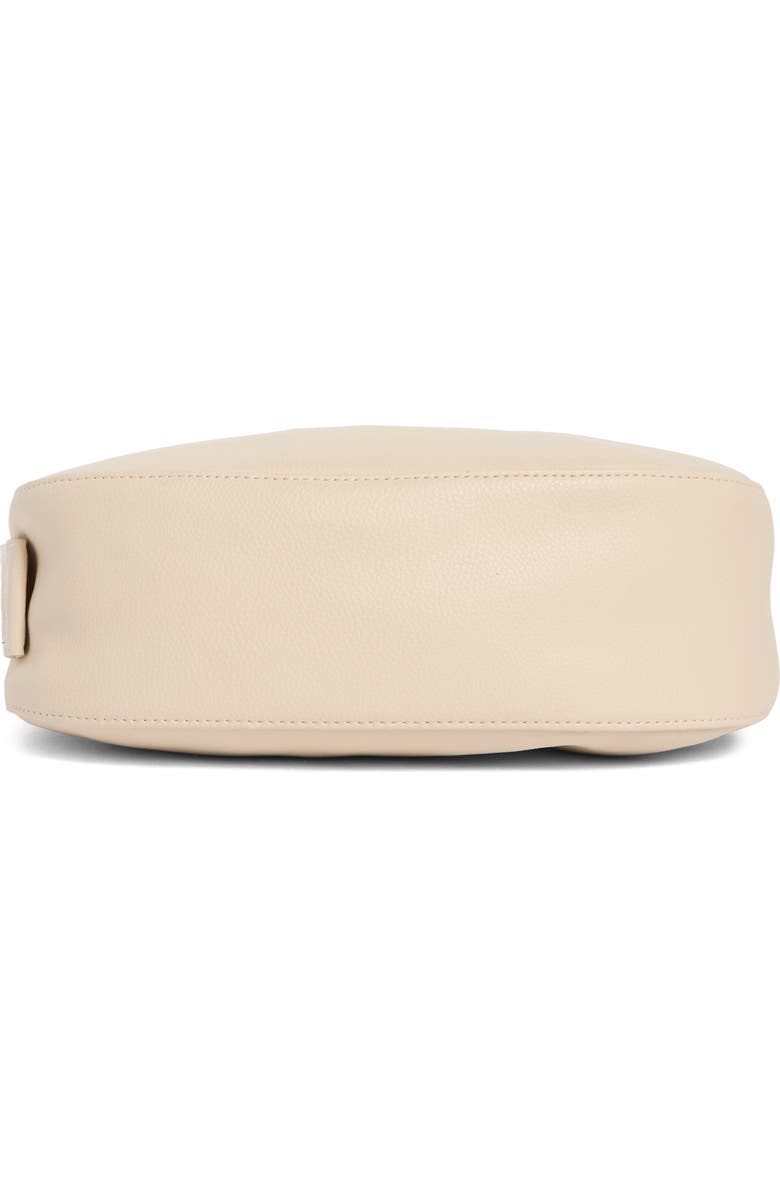 Baggu Small Recycled Leather Crescent Bag, Alternate, color, Stone