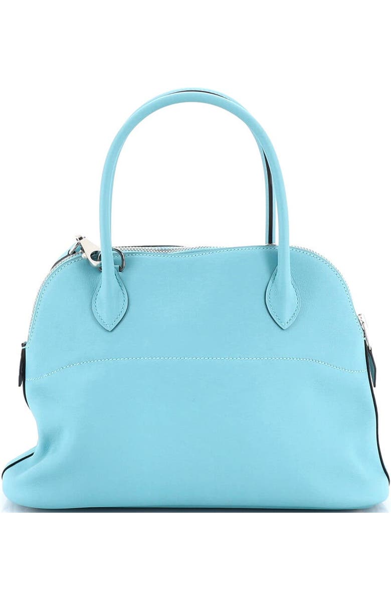 Pre-Owned Hermes Bolide Bag Swift 27, Alternate, color, Bleu Atoll