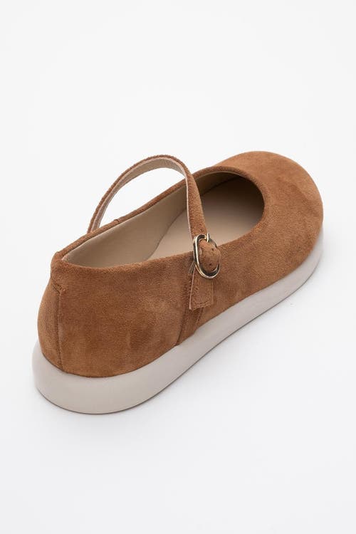 Forever & Always Shoes Anisa Leather Strap Flat