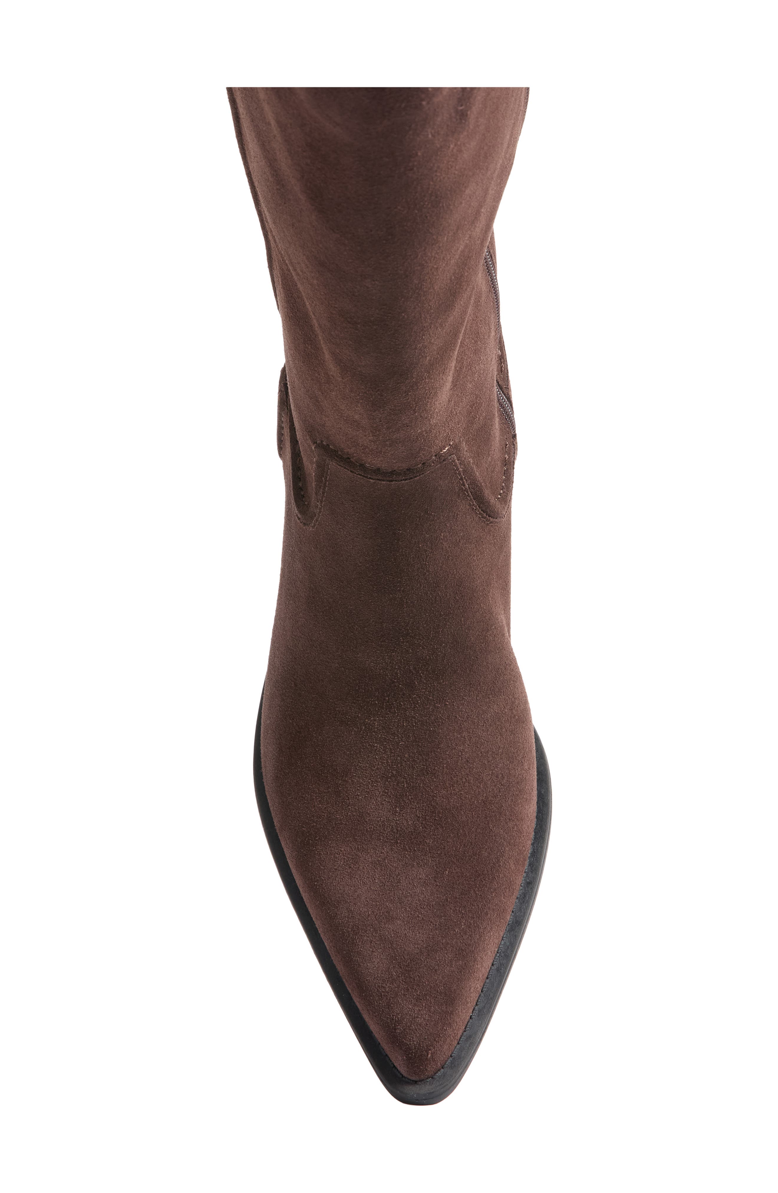 Savannah Leather Tall Boot, Alternate, color, BROWN CHOCOLATE