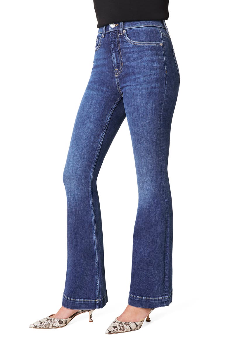 SPANXsculpt™ ReDefine High Waist Flare Jeans, Main, color, MEDIUM INDIGO
