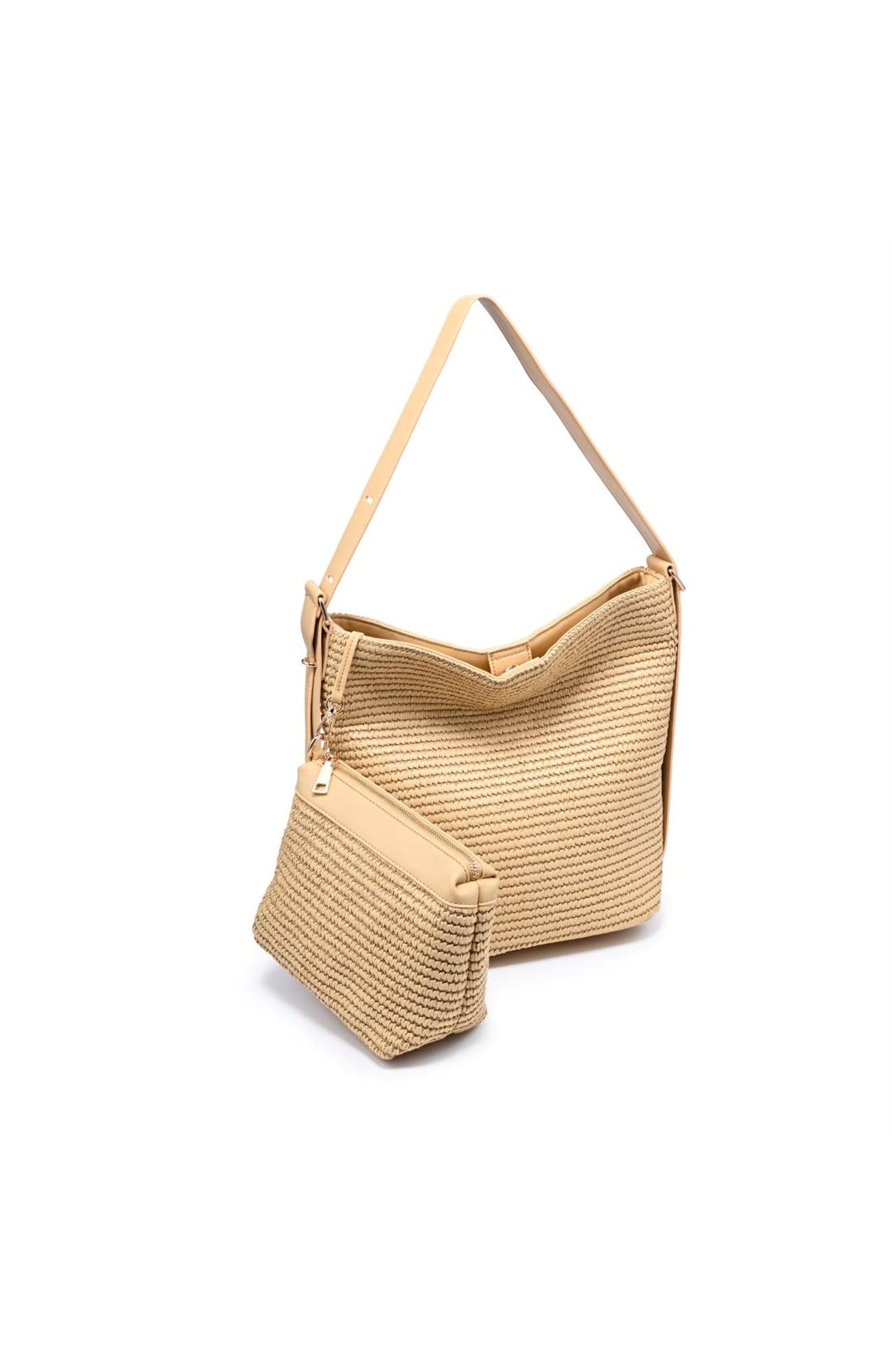 Jessica - Straw Tote, Alternate, color, Natural