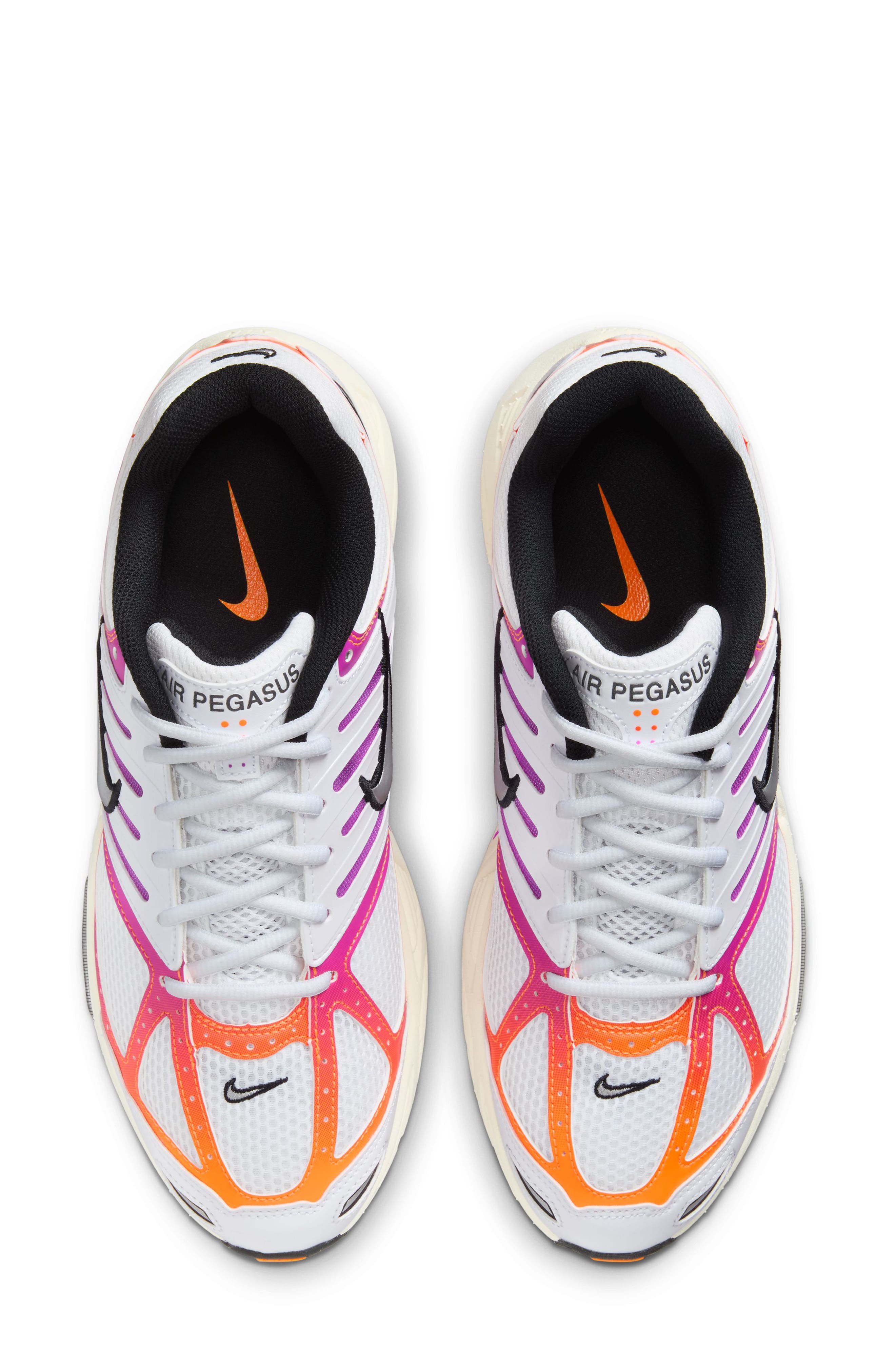 Air Pegasus 2K5 Sneaker, Alternate, color, WHITE/ CHROME/ ORANGE/ VIOLET