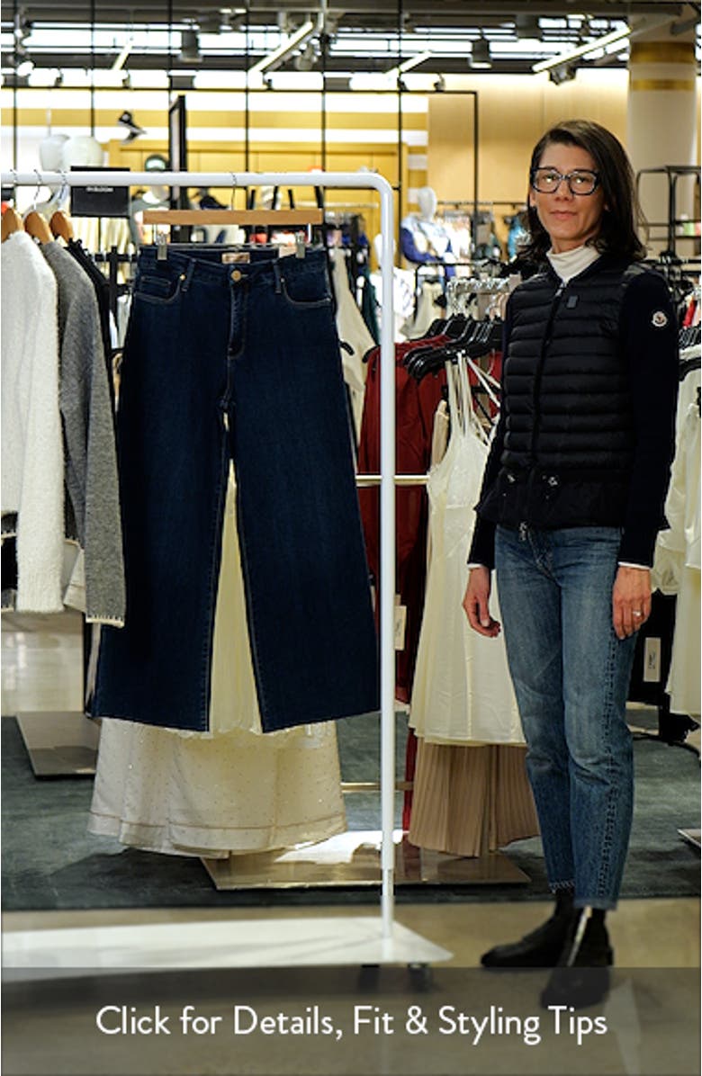 Meg Raw Hem High Waist Ankle Wide Leg Jeans, sales video thumbnail