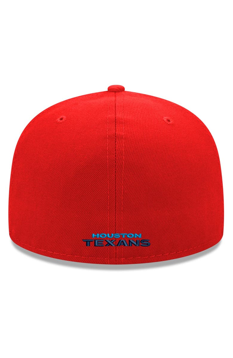 New Era Men's New Era Red Houston Texans Omaha 59FIFTY Fitted Hat, Alternate, color, Red