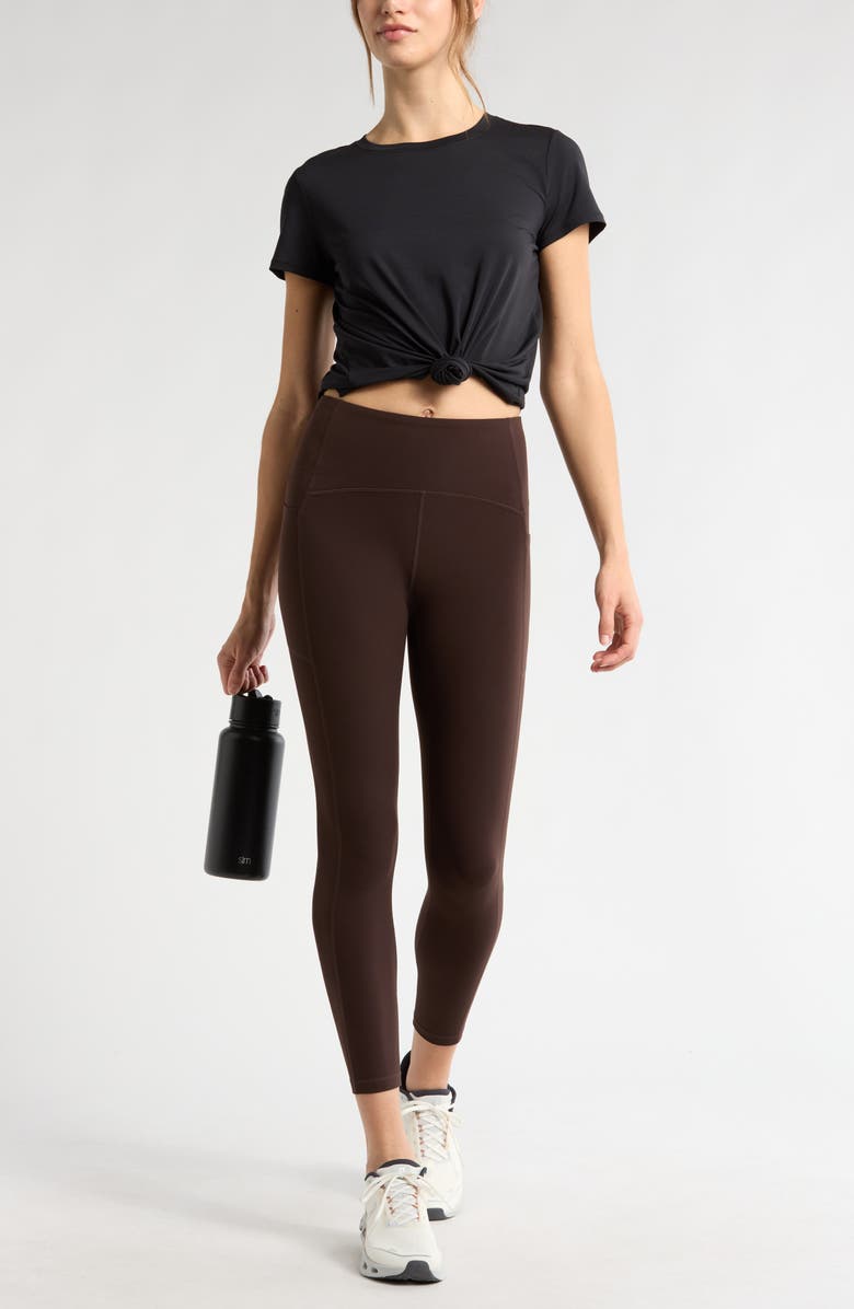 Zella Power T-Shirt, Alternate, color, Black