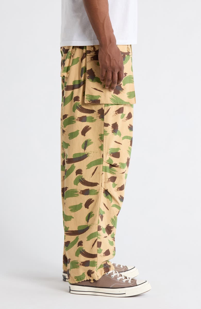 Brain Dead Brushstroke Canvas Utility Pants, Alternate, color, Brushstroke Camo