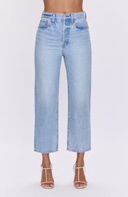 Pistola Cassie High Waist Crop Straight Leg Jeans
