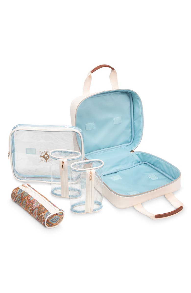 Stephanie Johnson Bodrum Kilim Martha Large Briefcase Cosmetics Case, Alternate, color, Orange Multi