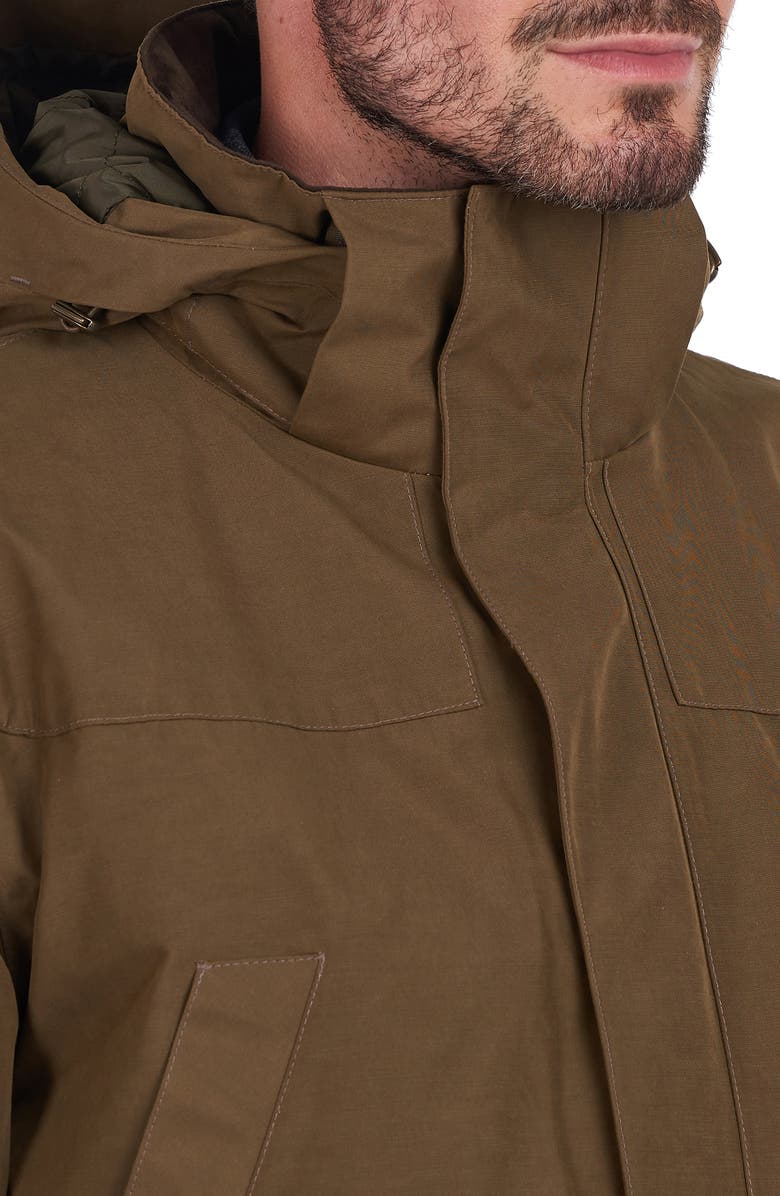 Barbour Sand Waterproof Raincoat, Alternate, color, 