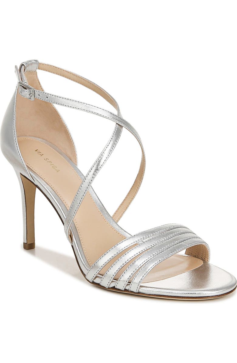 Via Spiga Mila Metallic Sandal, Main, color,