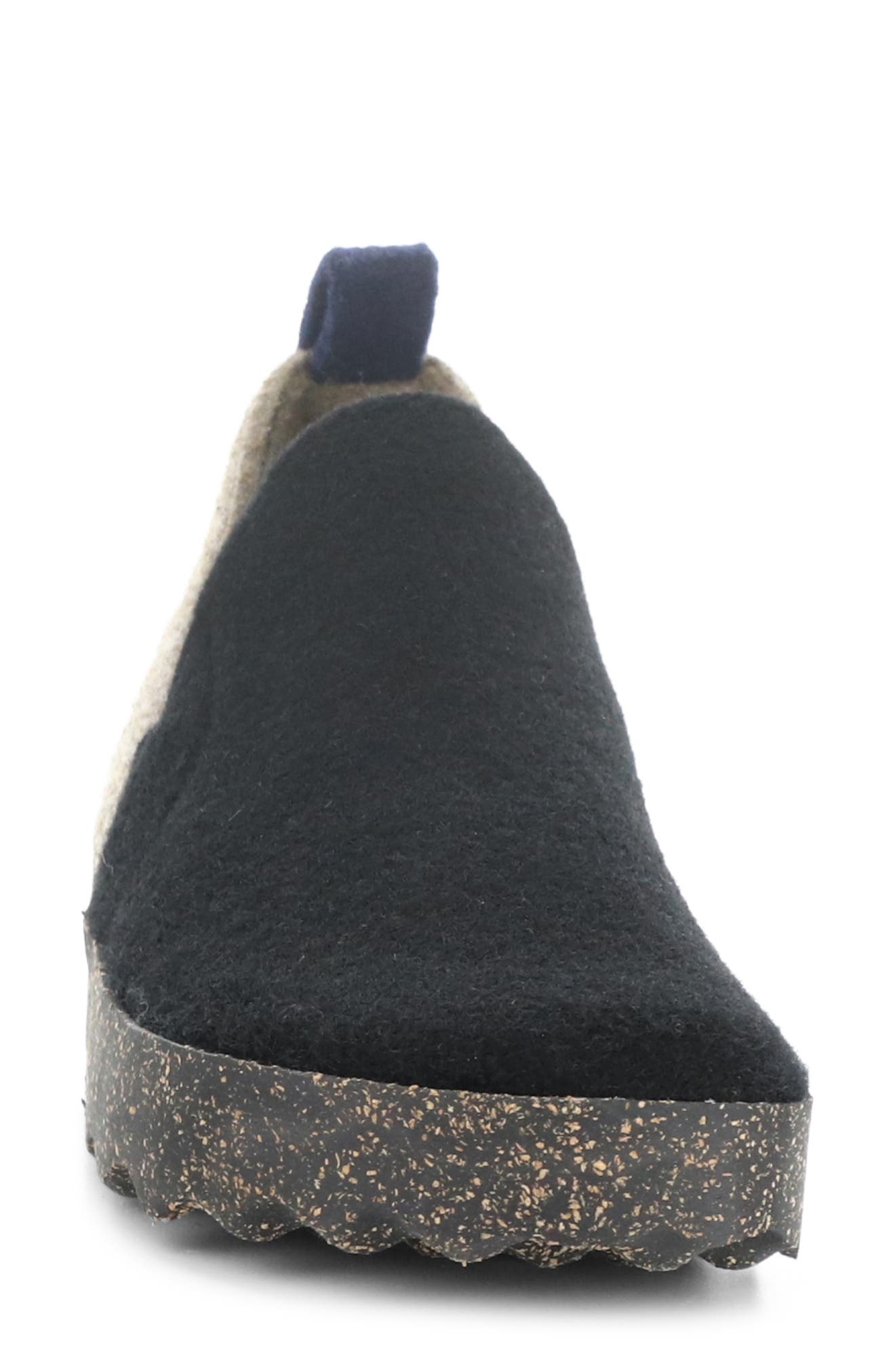 City Slip-On Sneaker, Alternate, color, BLACK/ TAUPE TWEED/ FELT