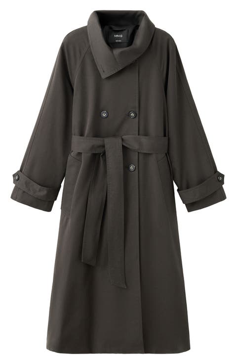 Double Breasted Trench Coat