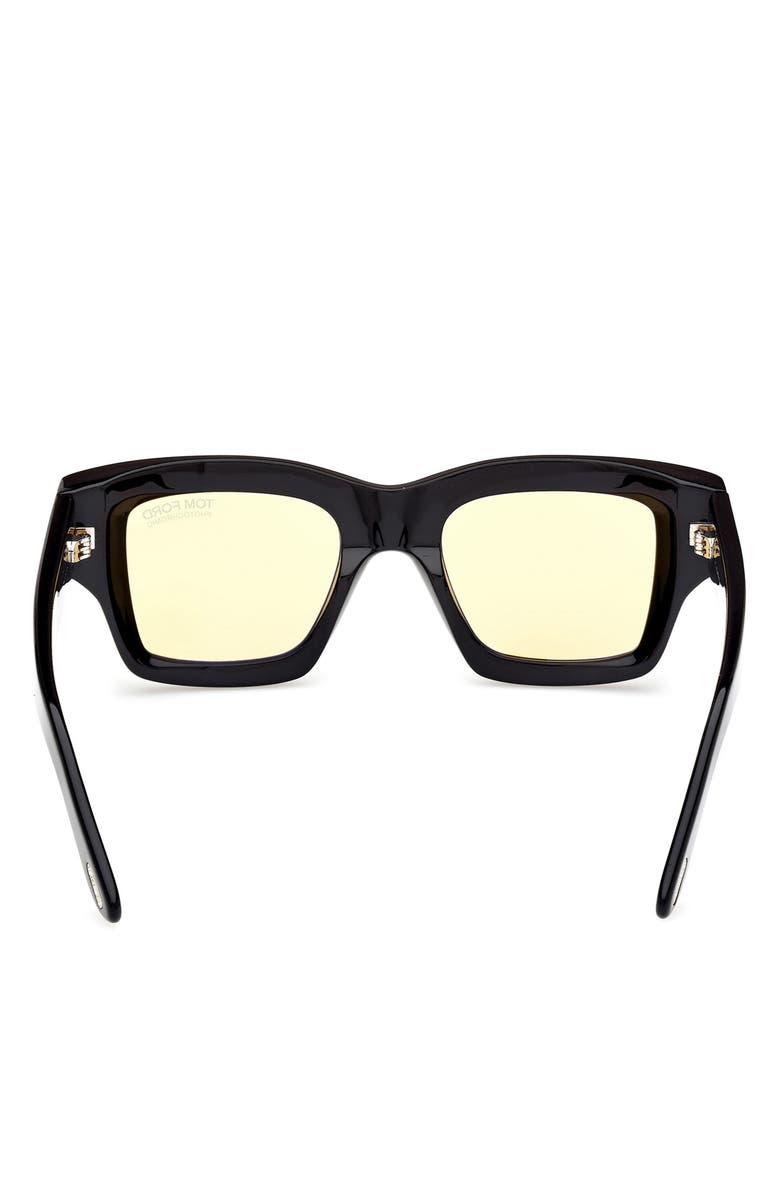 TOM FORD Ilias 50mm Square Sunglasses, Alternate, color, 