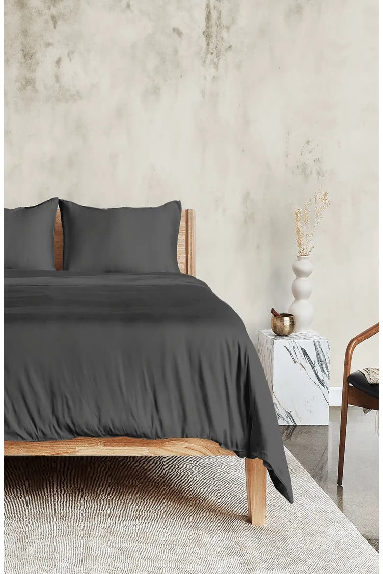 Luxe Sateen Duvet Cover, Alternate, color, NIGHT