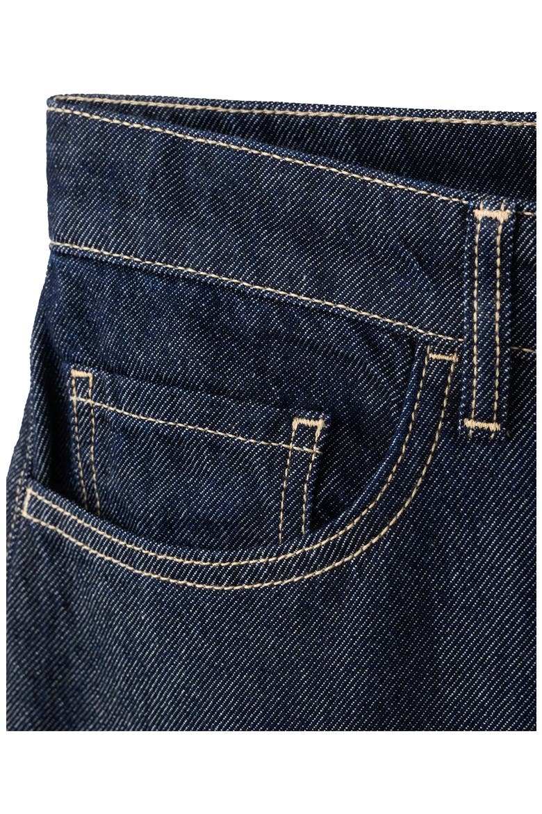 Low Rise Wide Leg Jeans, Alternate, color, BLUE