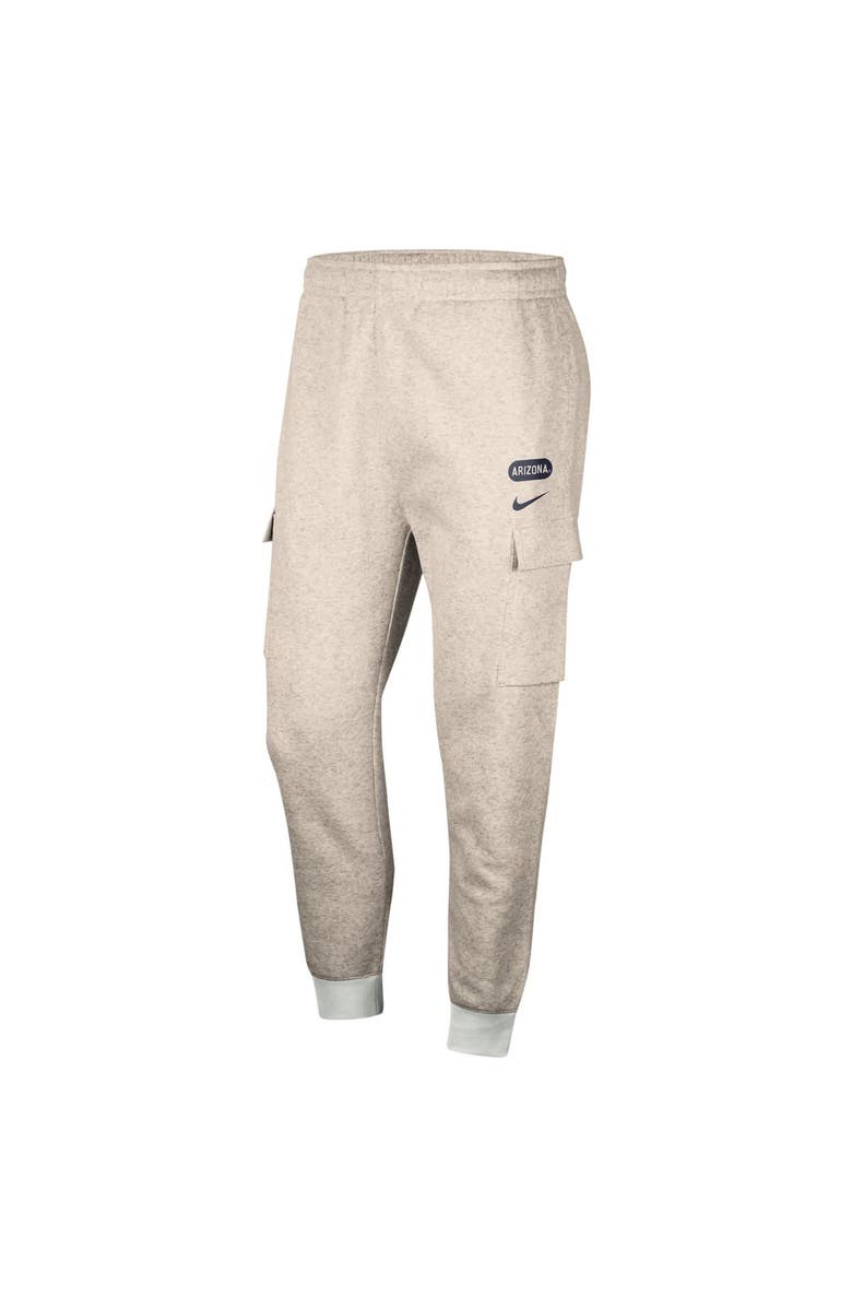 Nike Men's Nike Oatmeal Arizona Wildcats Club Cargo Jogger Pants, Alternate, color, 