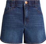 Wit & Wisdom Skyrise Dolphin Hem Denim Shorts