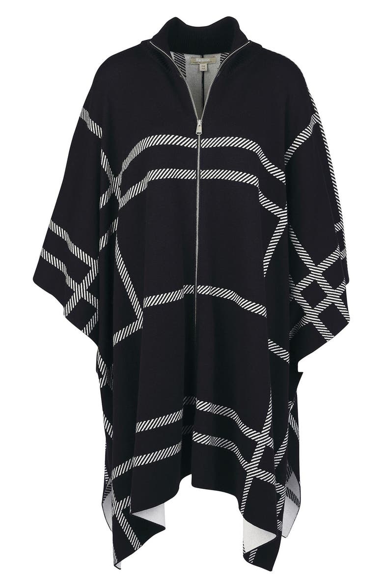 Barbour Emmeline Plaid Full-Zip Cape, Alternate, color, 